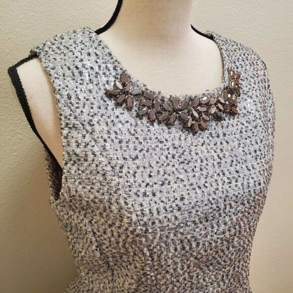 NWOT J.O.A. Los Angeles Embellished Metallic Dress - Picture 3 of 9